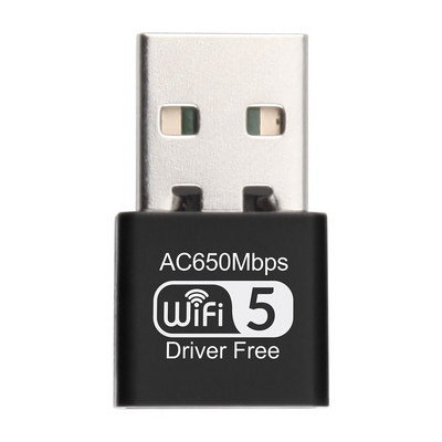 Mini traadita võrgukaart USB WiFi-adapter Ethernet 2.4G 5G kahesageduslik Windowsi lauaarvuti sülearvuti WiFi antenni vastuvõtja