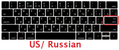 Soft za Macbook Pro 13 15 2016 2018 Touch Bar EU US Russian A1706 A1708 A1989 A1707 A1990 Poklopac tipkovnice Silicon Keyboard Skin