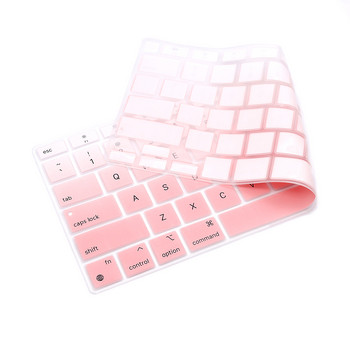 Фолио за клавиатура на лаптоп За Macbook Air13 M1 чип A2337 защитно покритие силиконово меко цветно покритие на клавиатурата Английско оформление 2020 Ново