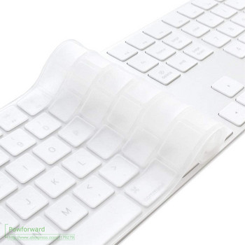 за Apple iMac Magic Keyboard с цифрова клавиатура MQ052LL/A A1843 MLA22L/A A1644 Силиконова клавиатура Cover Protector Skin
