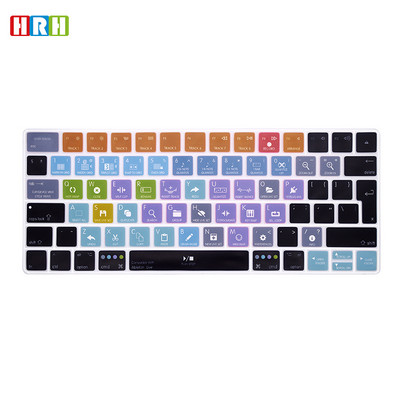 HRH Prečac Hotkey Silikonska maska za tipkovnicu za Apple iMac Wireless Magic Keyboard 2. generacije MLA22LL/A Model A1644 EU raspored