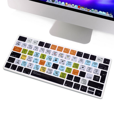 HRH Spartusis klavišas Spartusis klavišas Silikoninis klaviatūros dangtelis, skirtas Apple iMac Wireless Magic Keyboard 2nd Gen MLA22LL/A Model A1644 EU Layout