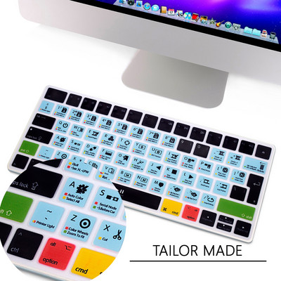 HRH Spartusis klavišas Spartusis klavišas Silikoninis klaviatūros dangtelis, skirtas Apple iMac Wireless Magic Keyboard 2nd Gen MLA22LL/A Model A1644 EU Layout