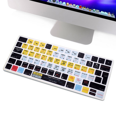 HRH Spartusis klavišas Spartusis klavišas Silikoninis klaviatūros dangtelis, skirtas Apple iMac Wireless Magic Keyboard 2nd Gen MLA22LL/A Model A1644 EU Layout