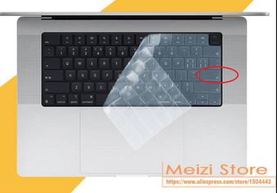 Silikonska maska za tipkovnicu Ruska slova za MacBook Air 13 inča 2022 M2 A2681 / MacBook Pro 14 16 inča A2442 A2485 14.2 16.2''