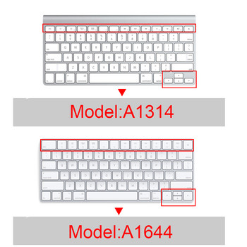 За iMac 2021 кабелна Apple клавиатура Капак A2449 A2450 A1243 A1843 MB110LL/B с цифрова клавиатура Силиконова клавиатура Протектор Кожа