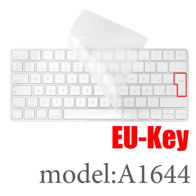 Skirtas 2021 m. „iMac“ laidiniam „Apple“ klaviatūros dangčiui A2449 A2450 A1243 A1843 MB110LL/B su skaičių klaviatūra, silikoninės klaviatūros apsauginiu dangteliu