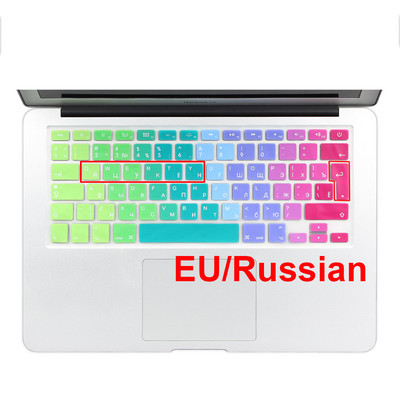 KRIEVIJAS UKRAINA Franču Spānijas ES Apvienotajā Karalistē mīksta silikona tastatūras vāciņa aizsargplēve Macbook Pro Air 13 15 17 Retina A1466 A1502