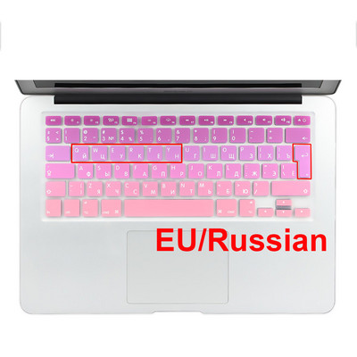 KRIEVIJAS UKRAINA Franču Spānijas ES Apvienotajā Karalistē mīksta silikona tastatūras vāciņa aizsargplēve Macbook Pro Air 13 15 17 Retina A1466 A1502