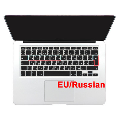 KRIEVIJAS UKRAINA Franču Spānijas ES Apvienotajā Karalistē mīksta silikona tastatūras vāciņa aizsargplēve Macbook Pro Air 13 15 17 Retina A1466 A1502
