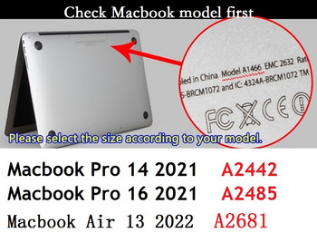 EU TPU Skin for Macbook Air 13 2022 M2 A2681 EU Spanish Keyboard Cover Rainbow for Macbook Air 13 2022 A2681 Keyboard Skin