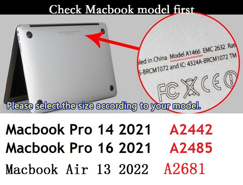 EU TPU kryt pre Macbook Air 13 2022 M2 A2681 EU španielsky klávesnicový kryt Rainbow pre Macbook Air 13 2022 A2681 klávesnicový kryt
