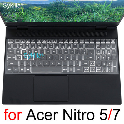 Billentyűzet burkolat az Acer Nitro 5 Spin 7 AN515 AN517 AN715 51 52 53 54 55 56 57 V 15 17 VN7 szilikonvédő bőrtok tartozékához