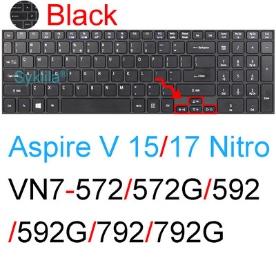 Poklopac tipkovnice za Acer Nitro 5 Spin 7 AN515 AN517 AN715 51 52 53 54 55 56 57 V 15 17 VN7 Dodatak za silikonsku zaštitnu masku
