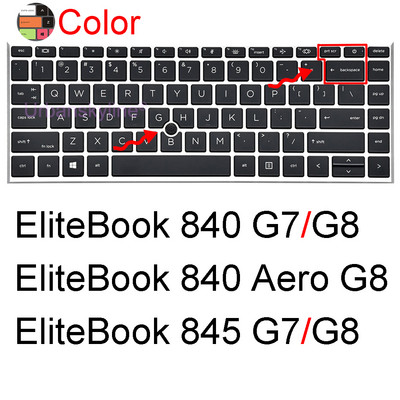 Tastatūras vāciņš priekš HP EliteBook 835 G8 830 G7 735 745 G5 G6 755 840 Aero 845 850 855 848 G3 G4 Protector Skin Case Silicon 13 14