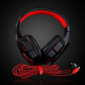 Gaming Headset Slušalice Surround Sound Stereo Game Slušalice Žičana kaciga s HD mikrofonom Za PC prijenosno računalo