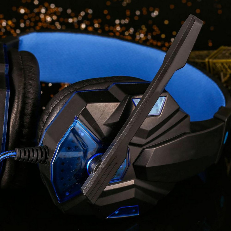 Gaming Headset Slušalice Surround Sound Stereo Game Slušalice Žičana kaciga s HD mikrofonom Za PC prijenosno računalo