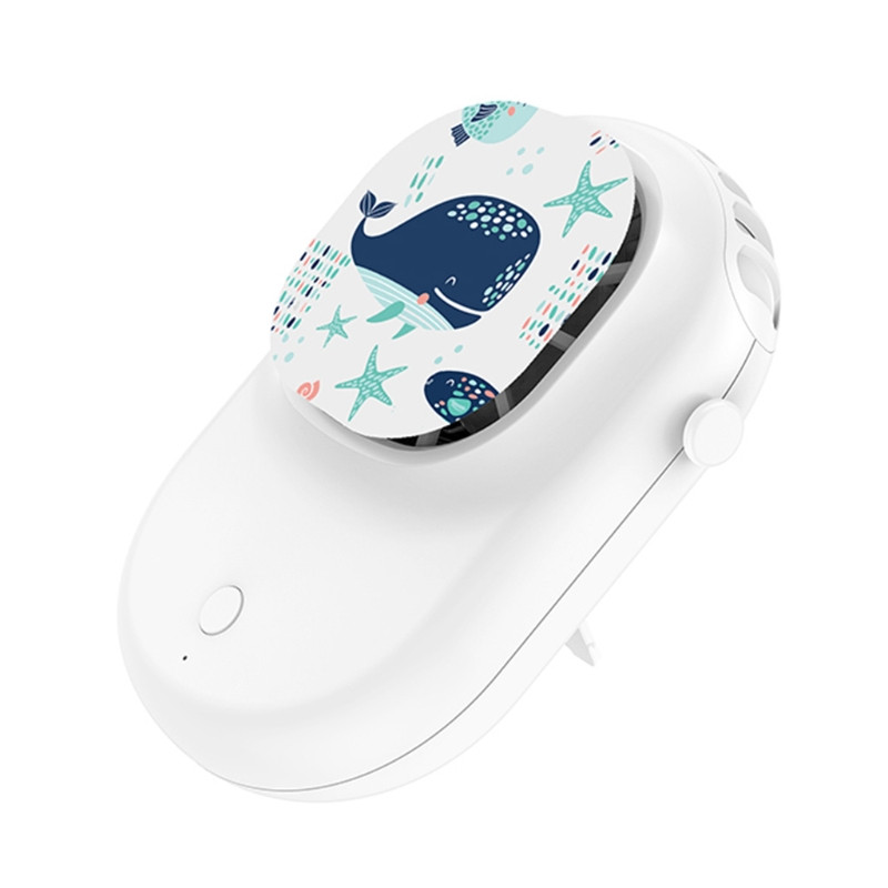 USB osobni ventilator za vrat sa super tihim ljetnim malim kućanskim aparatima u zatvorenom prostoru na otvorenom