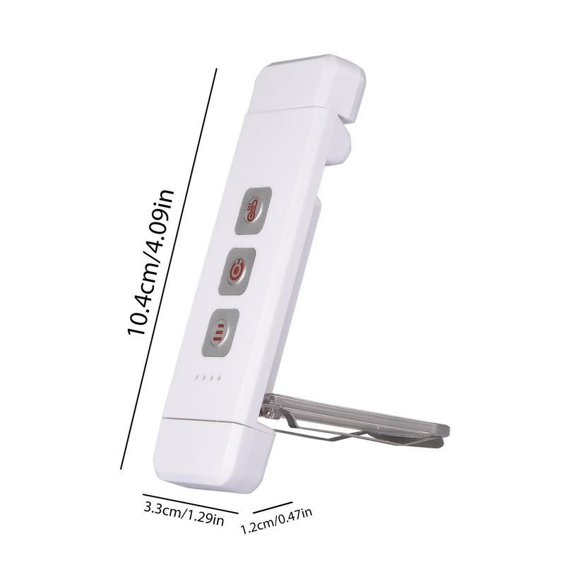 Įkraunama knygų lemputė USB įkraunama knygų lemputė 3 ryškumo lygiai ir kelių spalvų temperatūra LED skaitymo lempos knygoms