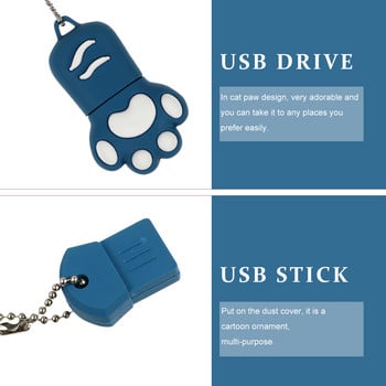 Флашка Палец USB Memory Stick Диск Котешка лапа Карикатура Химикалка Телефон Снимки Устройства Лаптоп