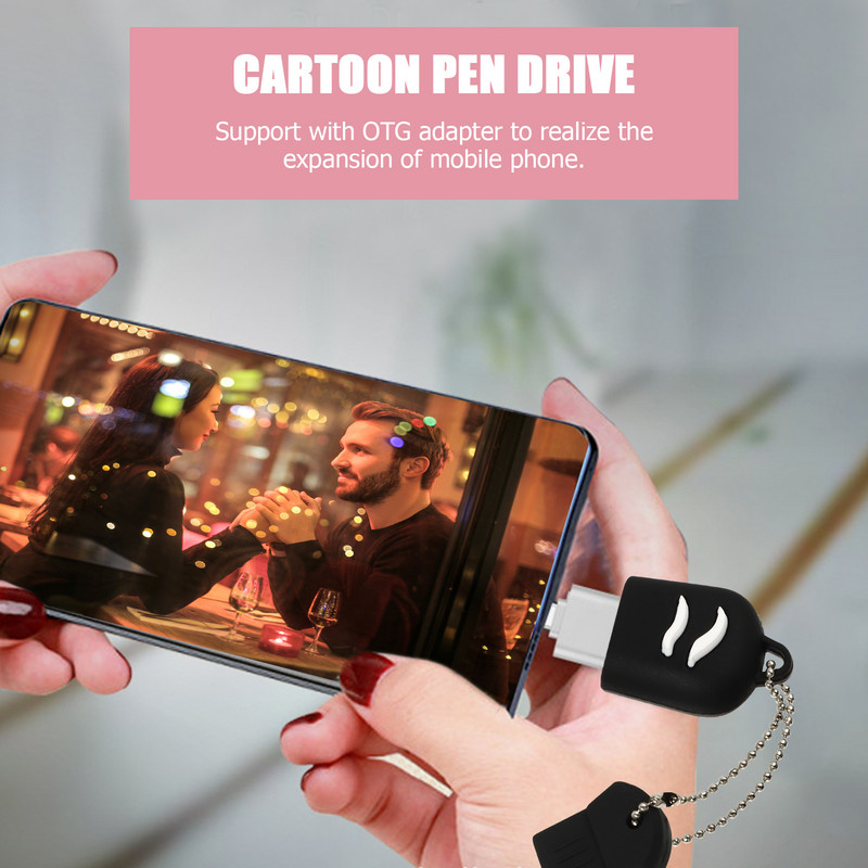 Flash Drive Thumb USB Memory Stick Disk Cat Paw Στυλό κινουμένων σχεδίων Τηλέφωνο Φωτογραφικές μονάδες Φορητός υπολογιστής