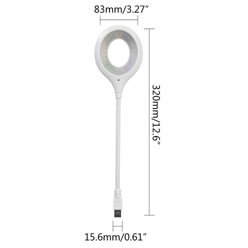 LED stolna svjetiljka Glasovna kontrola Prijenosna noćna svjetiljka Slobodno sklopiva stolna svjetiljka USB LED prstenasta svjetla