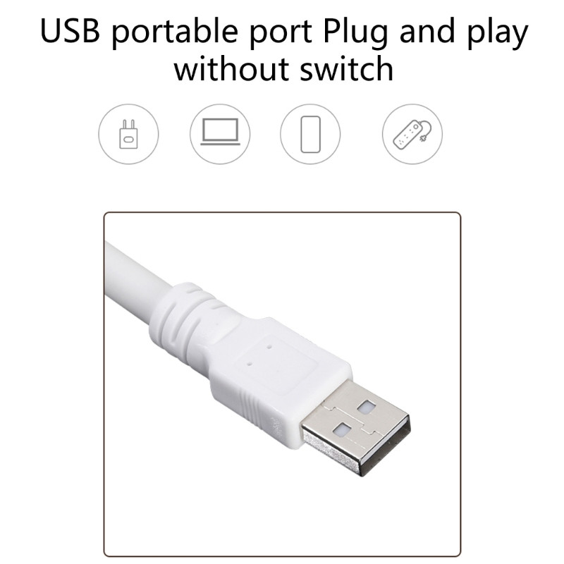 LED stolna svjetiljka Glasovna kontrola Prijenosna noćna svjetiljka Slobodno sklopiva stolna svjetiljka USB LED prstenasta svjetla