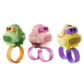 Minikellaventilaator 1 projektsioonkilega 3 komplekti mustreid, reguleeritav laste väike randmerihma ventilaator LASTELE kingitus