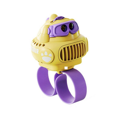 Minikellaventilaator 1 projektsioonkilega 3 komplekti mustreid, reguleeritav laste väike randmerihma ventilaator LASTELE kingitus