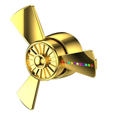 Propelerski osvježivači zraka za automobile s LED svjetlom Automobilski rotirajući propeler Otvor za zrak Ventilator Osvježivači za ventilaciju Neophodno