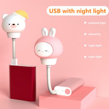 LED фенер Преносима къмпинг лампа Мини крушка 5V USB Power Book Light Reading Student Study Lamp Super Birght for Outdoor