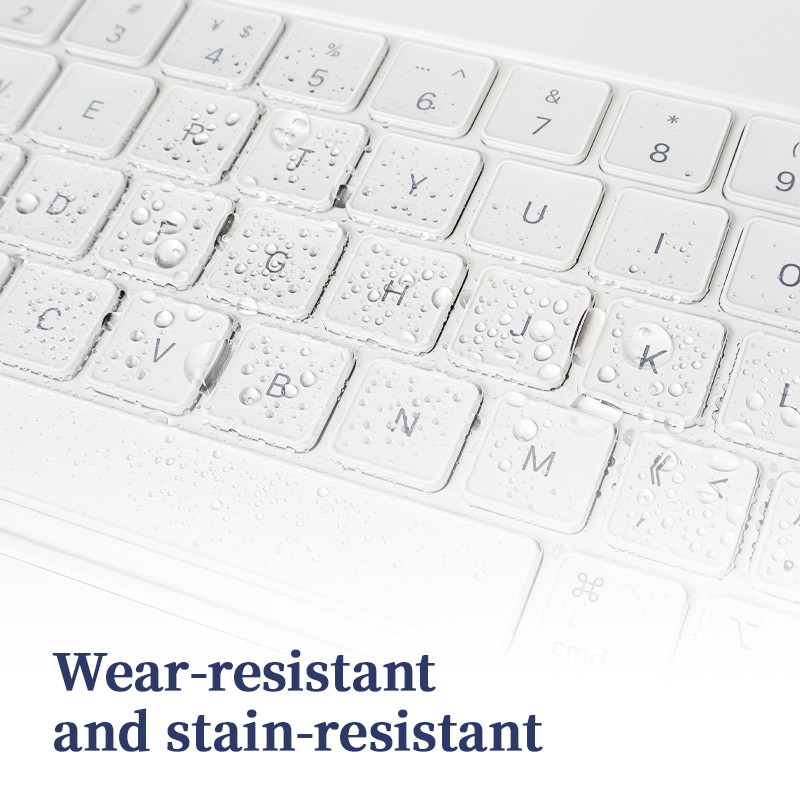 Čarobna maska tipkovnice za iPad pro 12.9 11 inča Zaštitna folija za Air 4 5/6th 2022 2021 američki TPU vodootporan bijeli okvir