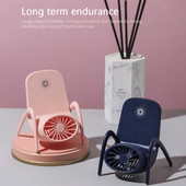 USB-laetavad miniventilaatorid käeshoitavad ventilaatorid koos alusega Summer Outdoor kaasaskantav käsiventilaator koos telefonihoidikuga jahutusventilaatoriga