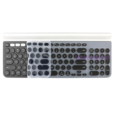 K780 tipkovnica za Logitech K780 Wireless Bluetooth Protector Skin Case Film Silikonska TPU maska za Logi Clear Black Pink