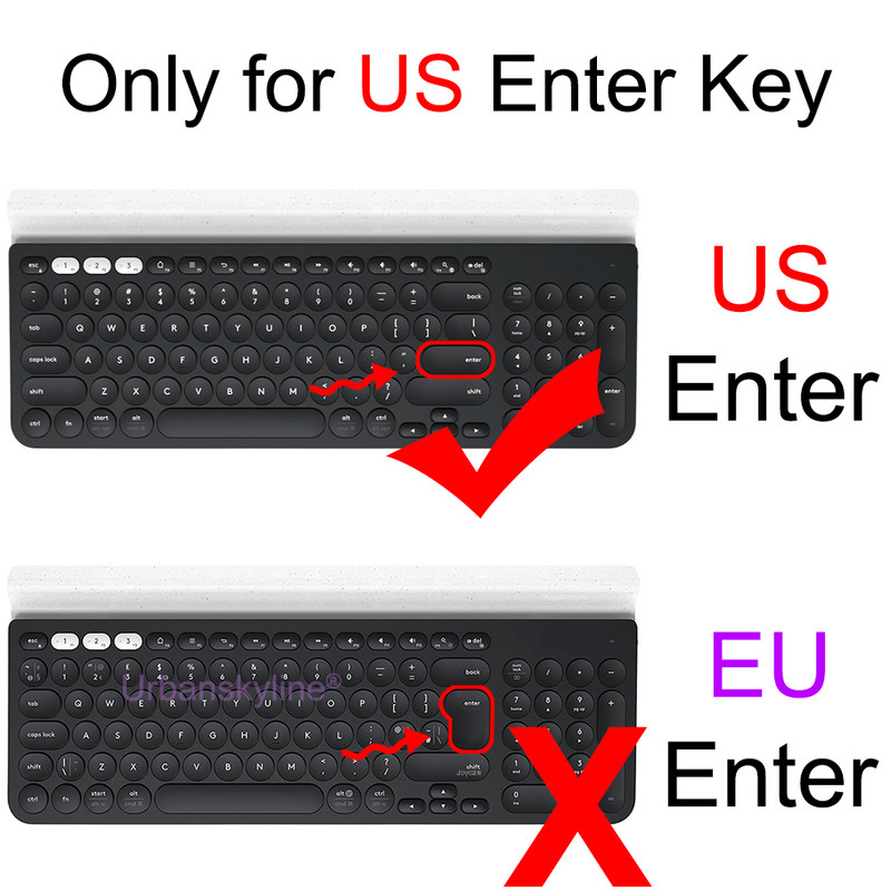 K780 tipkovnica za Logitech K780 Wireless Bluetooth Protector Skin Case Film Silikonska TPU maska za Logi Clear Black Pink