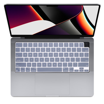 Капак на клавиатурата за MacBook Pro14 16 инча 2021 A2442 A2485 Air M2 13,6 инча M2 2022 A2681Аиликонов капак Водоустойчива версия за САЩ