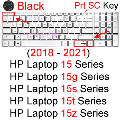 skirtas HP nešiojamojo kompiuterio 15 klaviatūros dangtelis 15,6 colio serija Essential 15d 15t 15g 15q 15s 15z silikoninis apsauginis odos dėklas TPU priedai