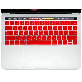 САЩ Руски Русия за MacBook Pro Touch Bar 13 15 2019 2018 2017 A2159 A1989 A1990 A1706 A1707 лаптоп Корица на капака на клавиатурата