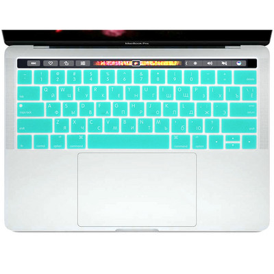JAV Rusijos Rusija, skirta MacBook Pro Touch Bar 13 15 2019 2018 2017 A2159 A1989 A1990 A1706 A1707 nešiojamojo kompiuterio klaviatūros dangtelis