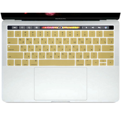 JAV Rusijos Rusija, skirta MacBook Pro Touch Bar 13 15 2019 2018 2017 A2159 A1989 A1990 A1706 A1707 nešiojamojo kompiuterio klaviatūros dangtelis