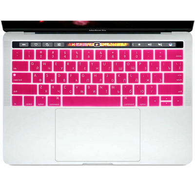 JAV Rusijos Rusija, skirta MacBook Pro Touch Bar 13 15 2019 2018 2017 A2159 A1989 A1990 A1706 A1707 nešiojamojo kompiuterio klaviatūros dangtelis