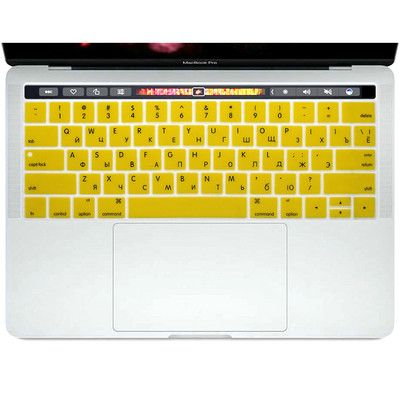 JAV Rusijos Rusija, skirta MacBook Pro Touch Bar 13 15 2019 2018 2017 A2159 A1989 A1990 A1706 A1707 nešiojamojo kompiuterio klaviatūros dangtelis