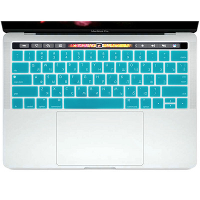 JAV Rusijos Rusija, skirta MacBook Pro Touch Bar 13 15 2019 2018 2017 A2159 A1989 A1990 A1706 A1707 nešiojamojo kompiuterio klaviatūros dangtelis