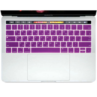 JAV Rusijos Rusija, skirta MacBook Pro Touch Bar 13 15 2019 2018 2017 A2159 A1989 A1990 A1706 A1707 nešiojamojo kompiuterio klaviatūros dangtelis