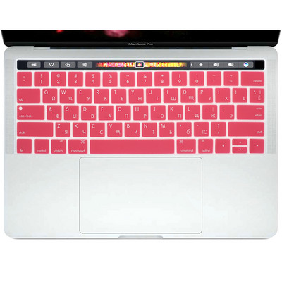 JAV Rusijos Rusija, skirta MacBook Pro Touch Bar 13 15 2019 2018 2017 A2159 A1989 A1990 A1706 A1707 nešiojamojo kompiuterio klaviatūros dangtelis