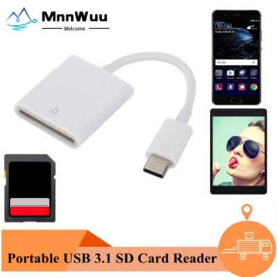 USB 3.1 C tipa karšu lasītājs uz SD USB C SD karšu lasītājs Samsung Huawei XiaoMi Macbook Pro/Air C tipa klēpjdatoram