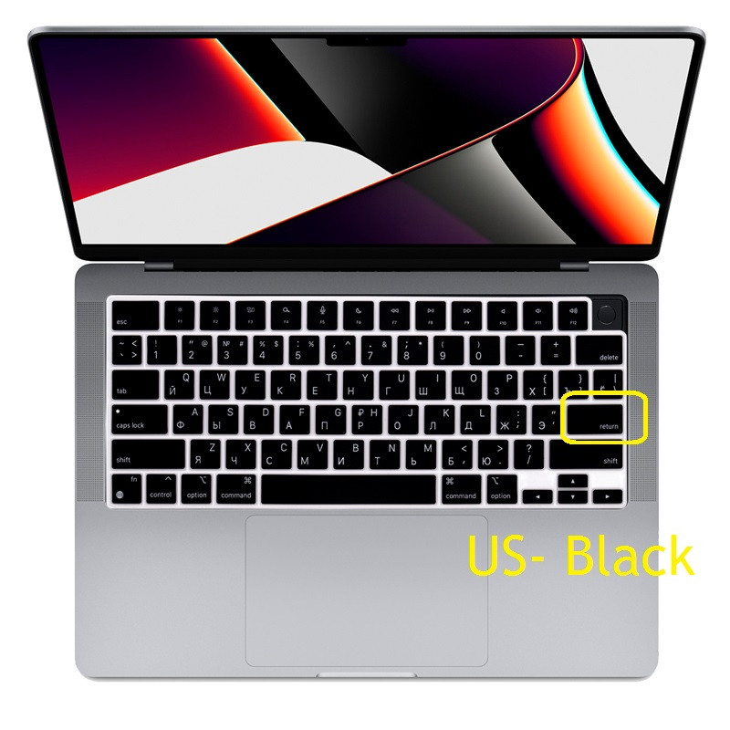 Krievu klēpjdatora apvalks Macbook Air 13 2022 M2 A2681 Krievijas ASV ES tastatūras vāciņš Silīcijs Macbook Air 2022 M2 A2681 ādai