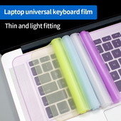 Protector universal pentru capacul tastaturii laptopului 12-17 inchi, impermeabil, rezistent la praf, din silicon, folie protectoare pentru tastatura computerului.