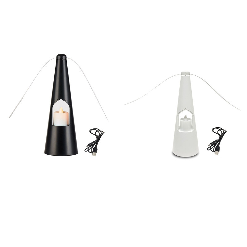 E9LB ventilators ar 2 lāpstiņu mušu ventilatoru piekarināms ventilators ar āķi galdam