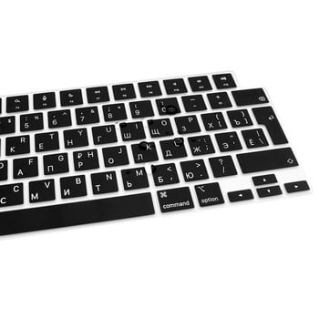 Αυτοκόλλητο για MacBook Air 13.6 M2 chip 2022 Keybaord cvoer A2681 A2442 A2485 Μαλακό πληκτρολόγιο σιλικόνης, ανθεκτικό στη σκόνη, πληκτρολόγιο φορητού υπολογιστή